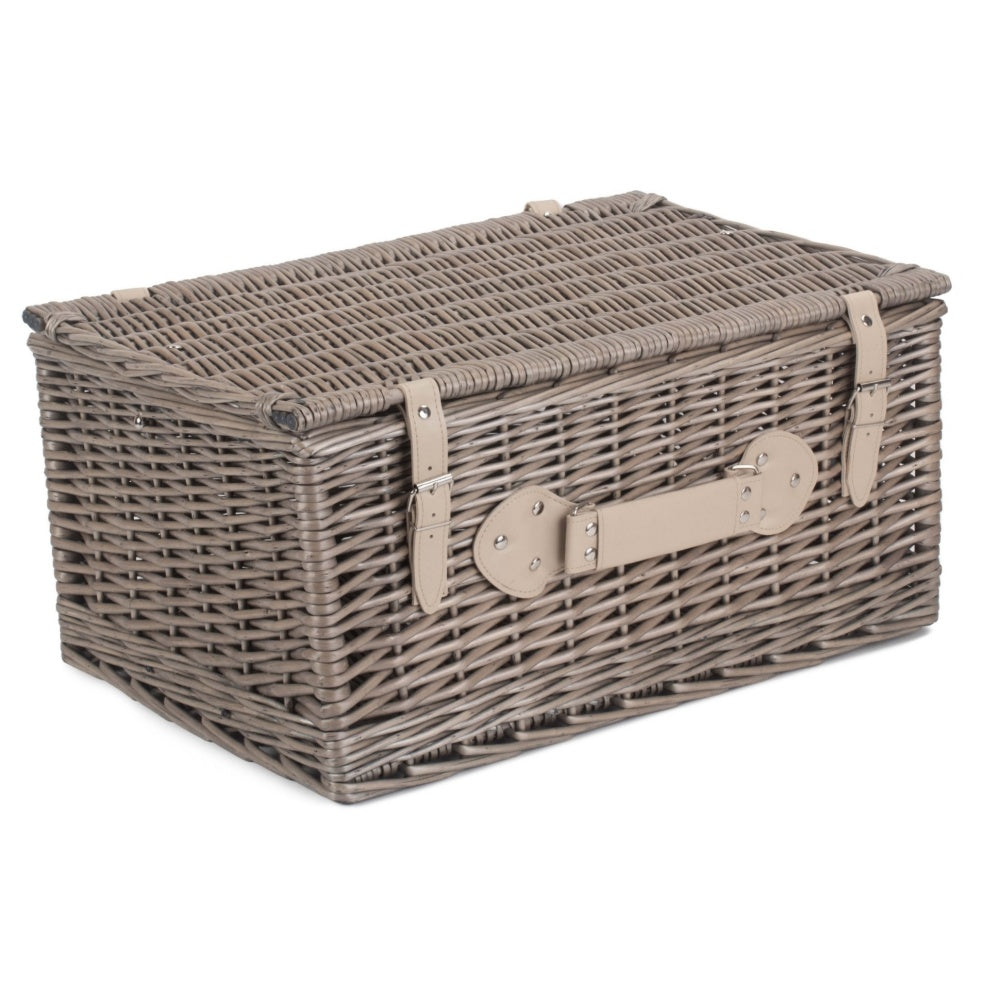 56cm Antique Wash Picnic Wicker Basket