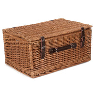 Red Hamper 56cm Double Steamed Picnic Wicker Basket