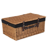 Red Hamper 56cm Double Steamed Picnic Wicker Basket